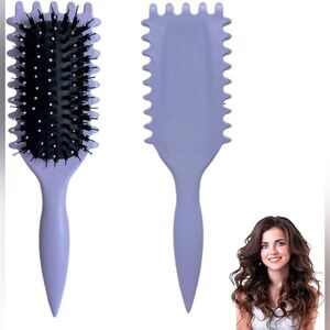 Curl Defining Brush Purple Unbranded